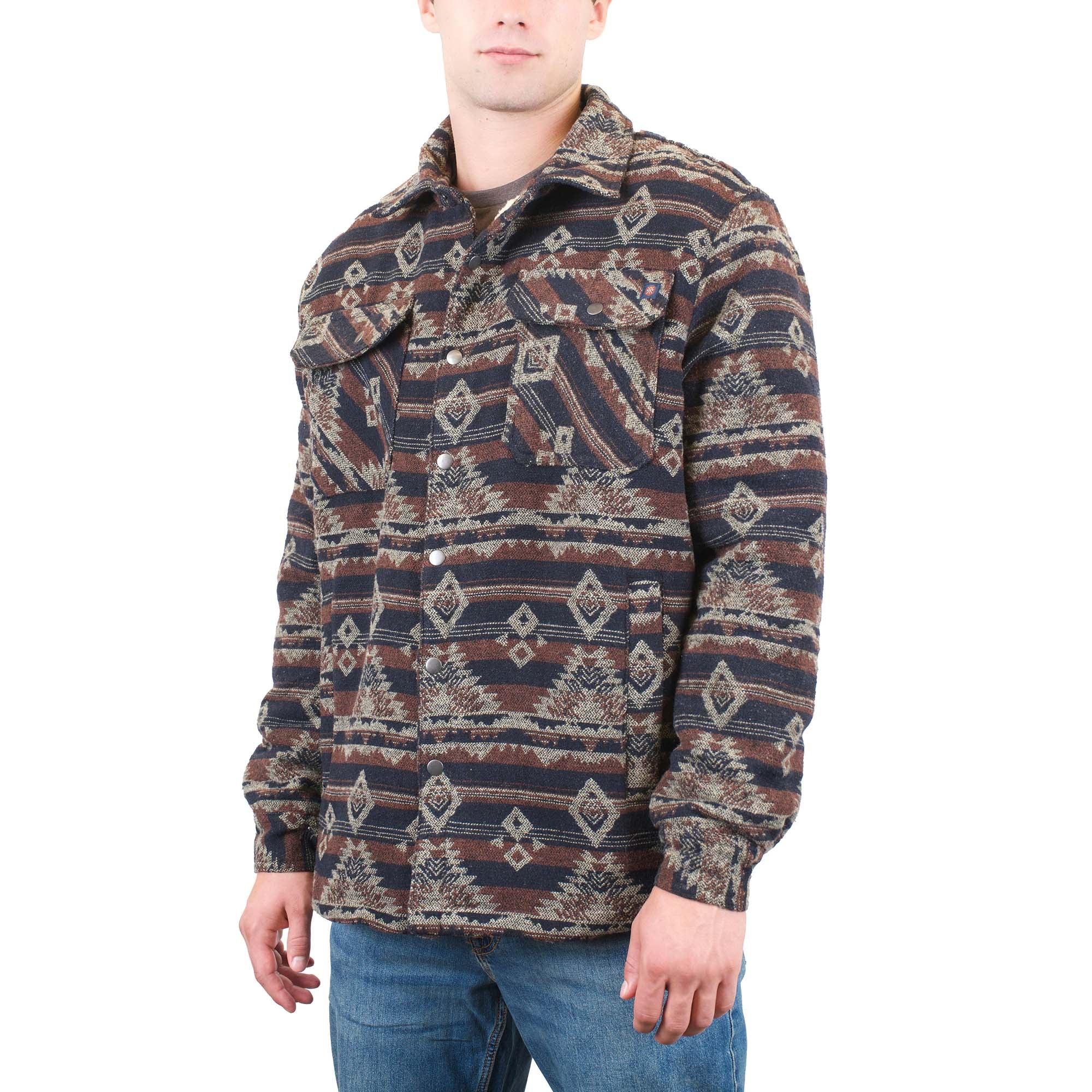 爆売り！ Woodlands Isles & Mountain Jacket– Shirt Lined Sherpa トップス