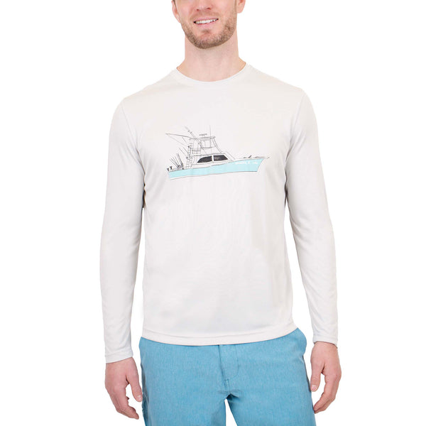 Wayfinder Sun Protection T-Shirt "Fishing Boat"