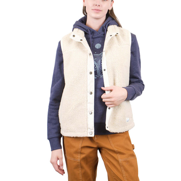 美品 White Mountaineering fleece vest Snap Front Sherpa Vest– Mountain & Isles
