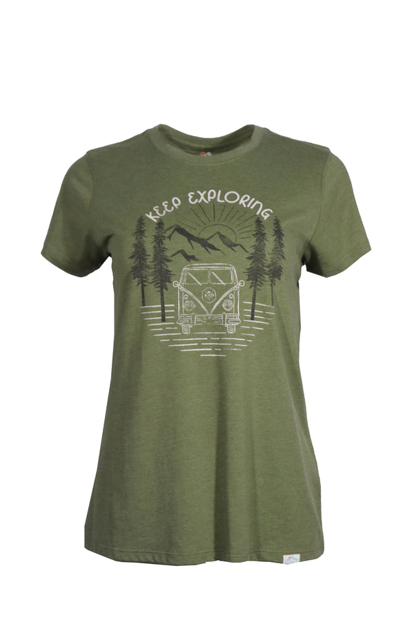 Montauk Short Sleeve T-Shirt "Keep Exploring"