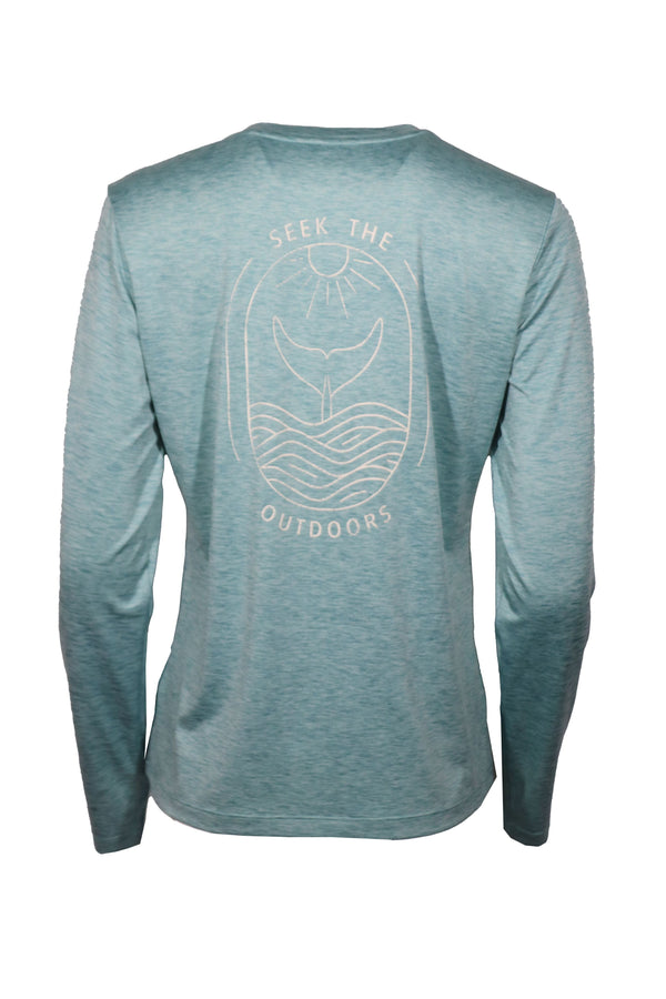 Wayfinder Sun Protection T-Shirt "Dolphin Scene"